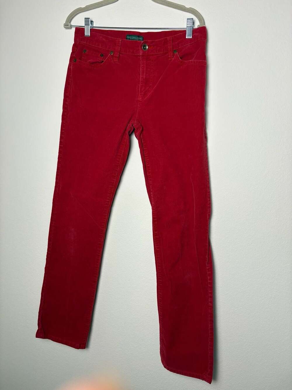 Lauren Jeans Company Ralph Lauren Red Corduroy Pants Size 6